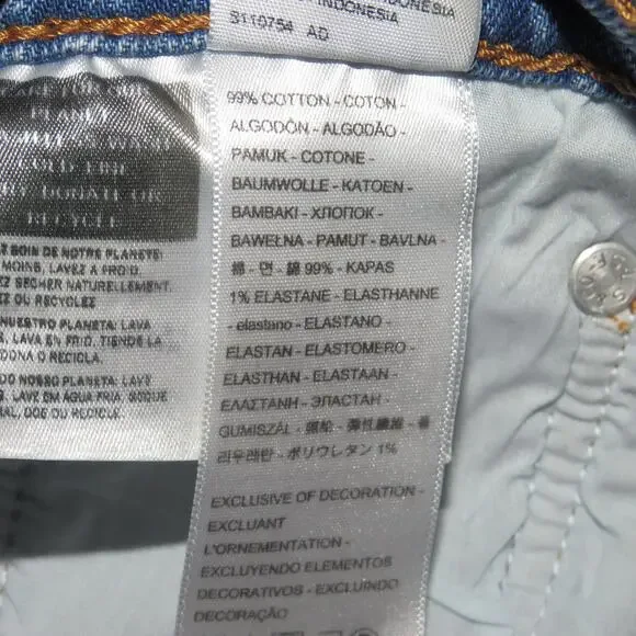 Levi’s Premium Medium Wash Distressed Ribcage Straight Ankle Jeans - Picture 13 of 15